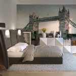Paris Prix Papier Peint  Victorian Tower Bridge. Coloris disponibles : Multicolore