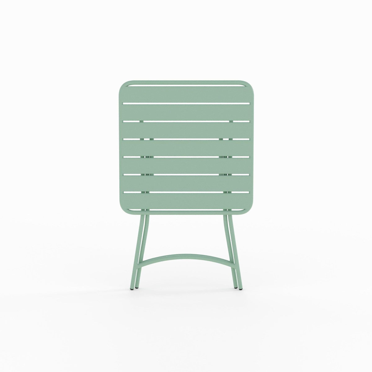 Rendez vous déco Table de jardin pliante en métal vert clair 2 personnes-Yumi