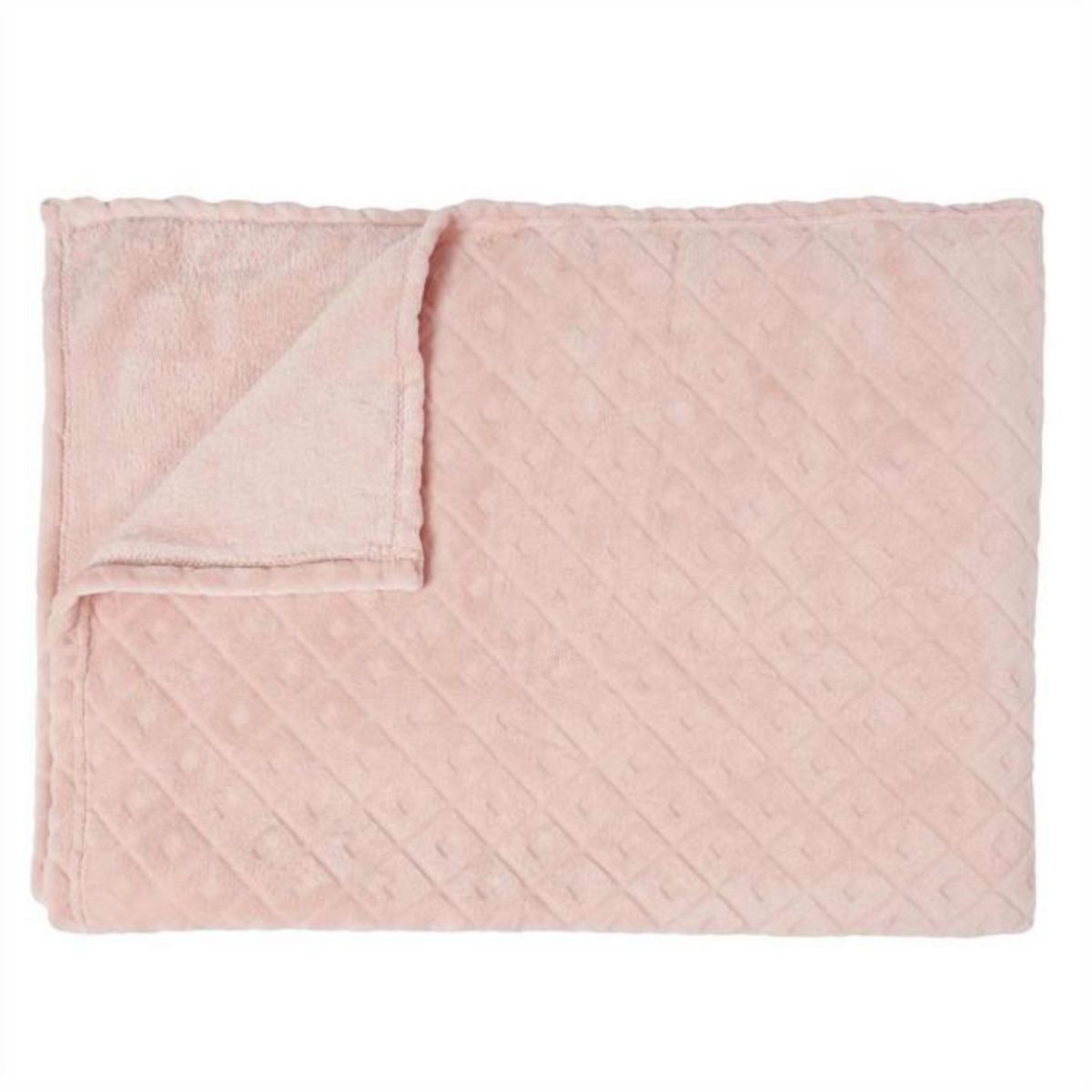 Paris Prix Plaid Déco  Embossé  140x200cm Rose