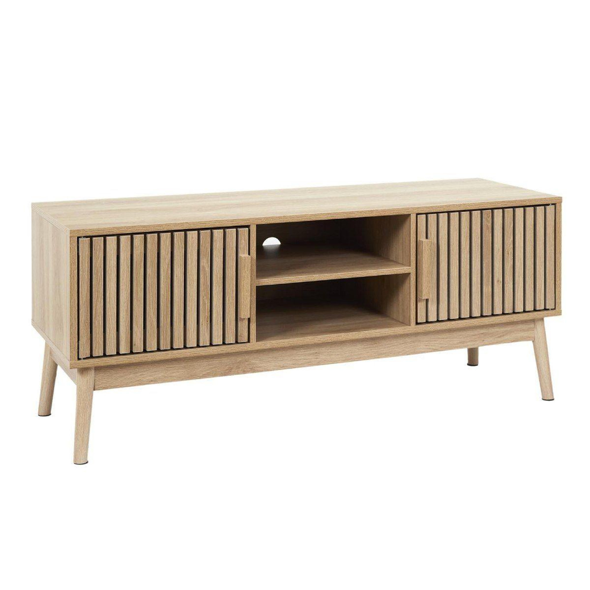 The Home Deco Factory Meuble tv 2 portes  klaus  117cm marron