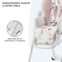Voir la diapositive 5 : KINDERKRAFT Chaise haute bebe reglable pliante plateau amovib