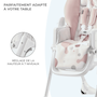 Voir la diapositive 5 : KINDERKRAFT Chaise haute bebe reglable pliante plateau amovib