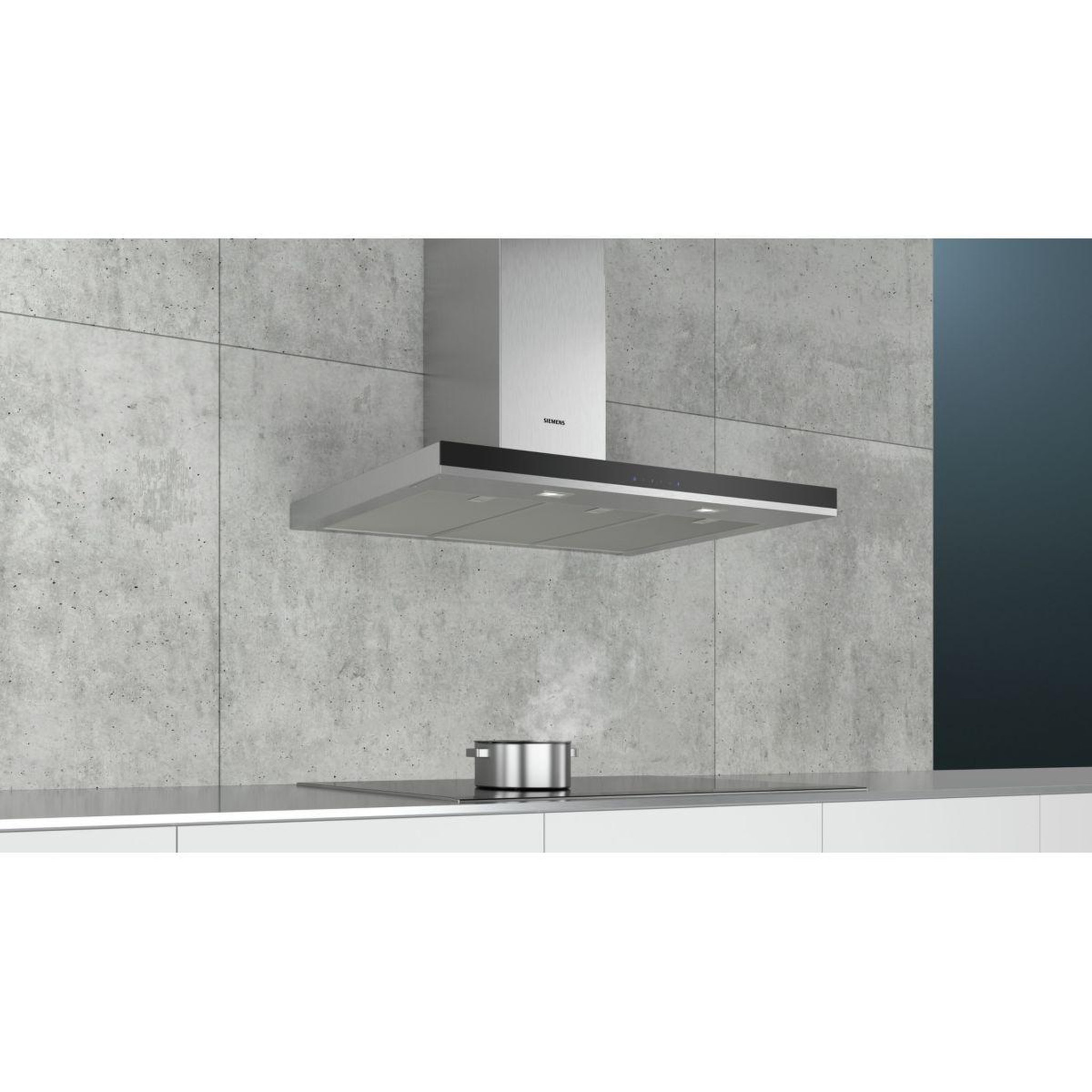 Voir la diapositive 3 : Siemens Hotte décorative murale LC96BHM50  IQ300