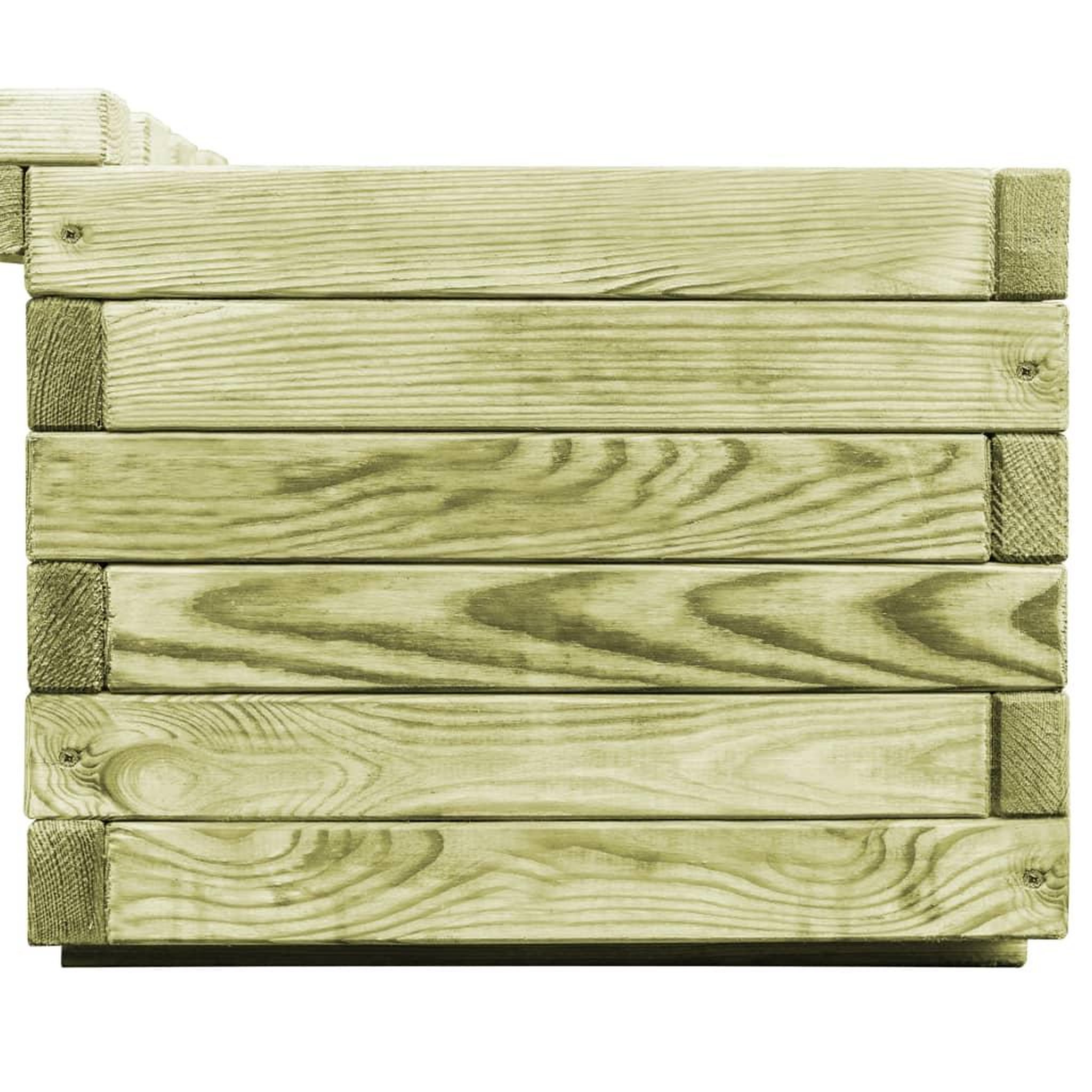 Voir la diapositive 5 : VIDAXL Banc de jardin a jardinieres Bois de pin impregne