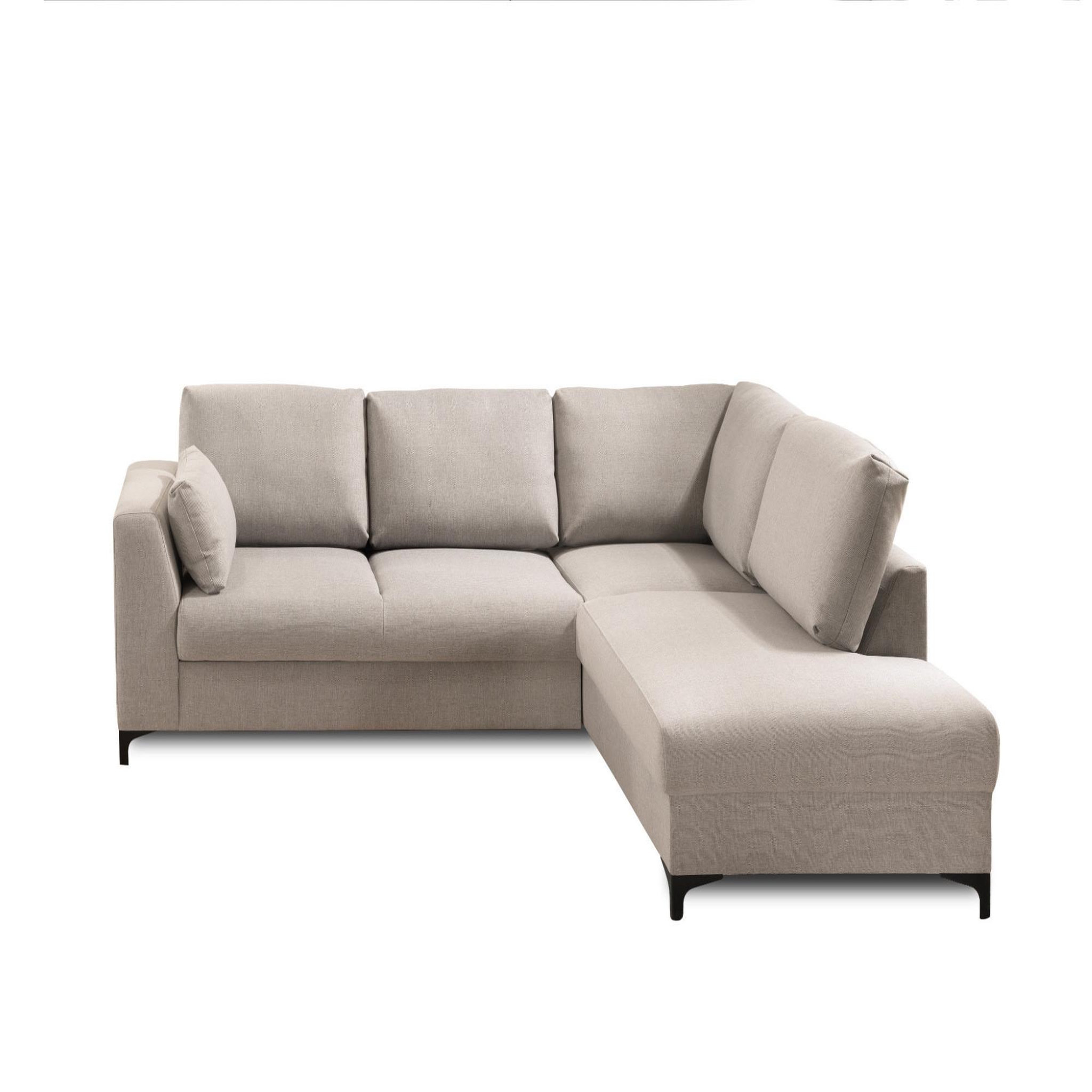 Voir la diapositive 6 : LISA DESIGN Tala - canapé d'angle droit - convertible - 5 places - en tissu