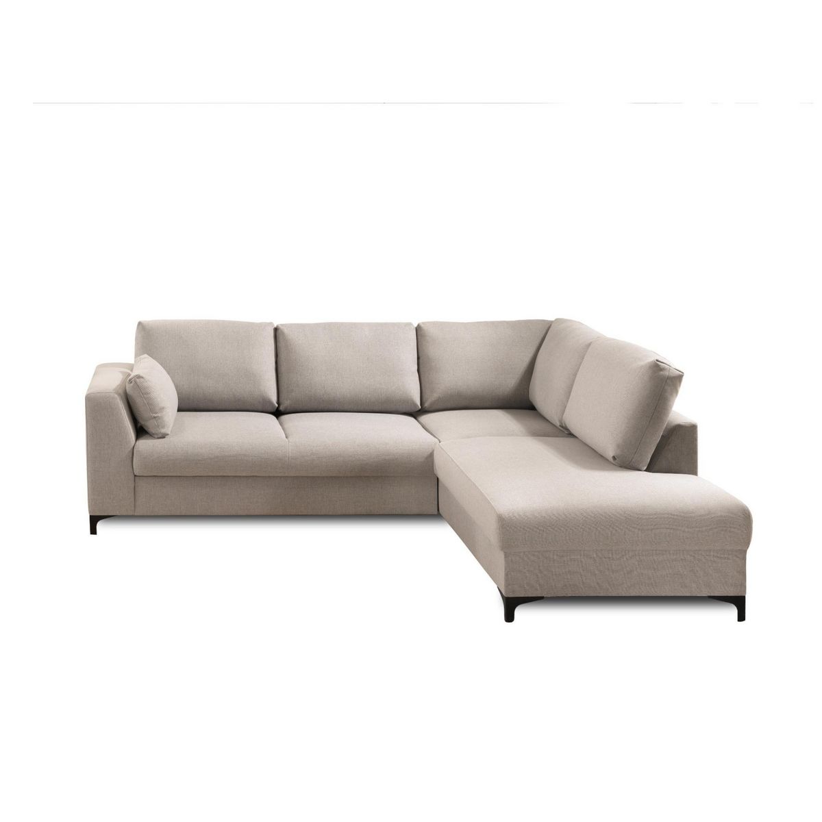 LISA DESIGN Tala - canapé d'angle droit - convertible - 5 places - en tissu