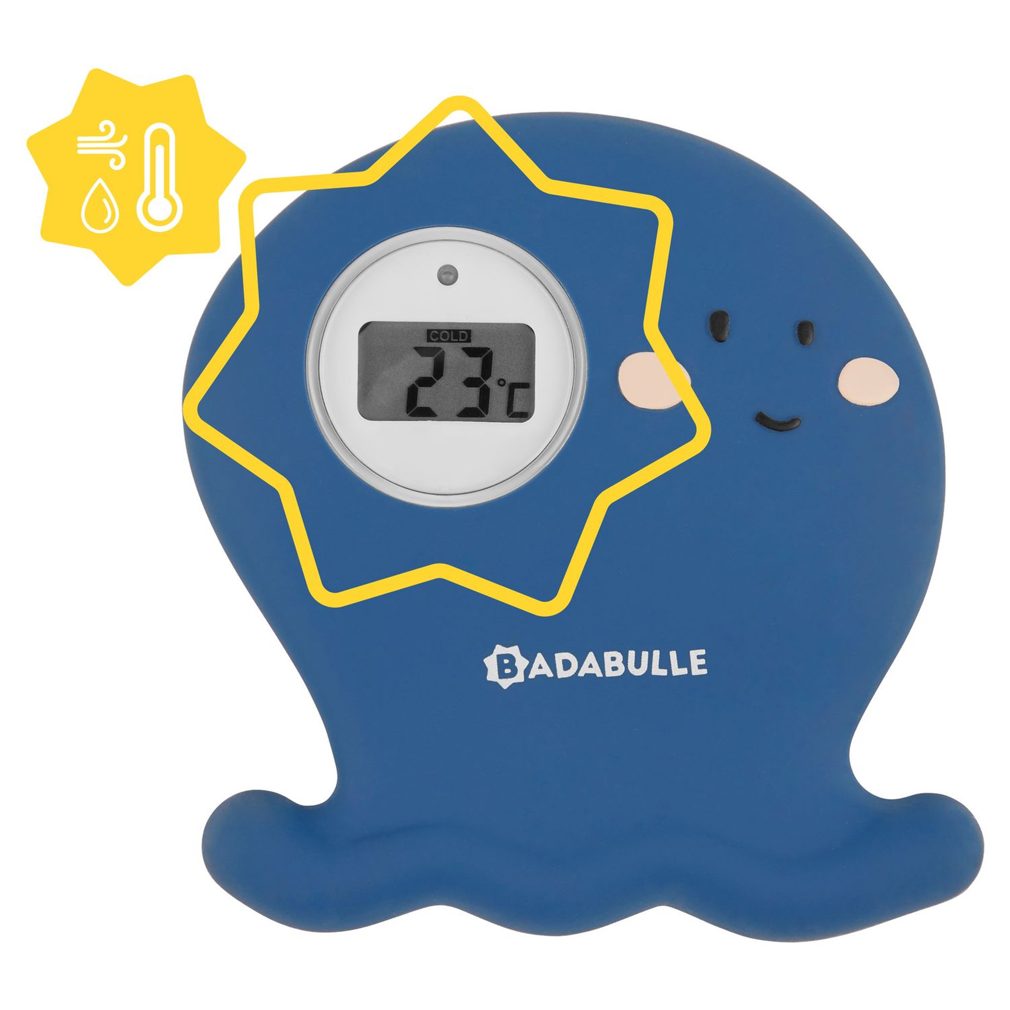 Voir la diapositive 3 : BADABULLE Thermomètre de bain digital