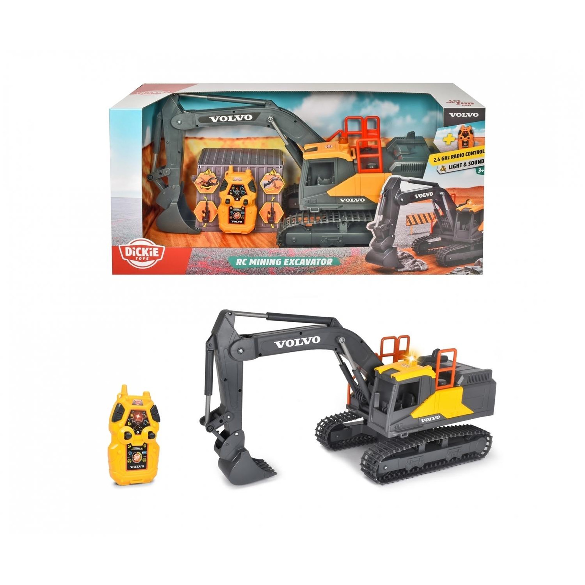 Dickie Toys Pelleteuse minière RC Volvo