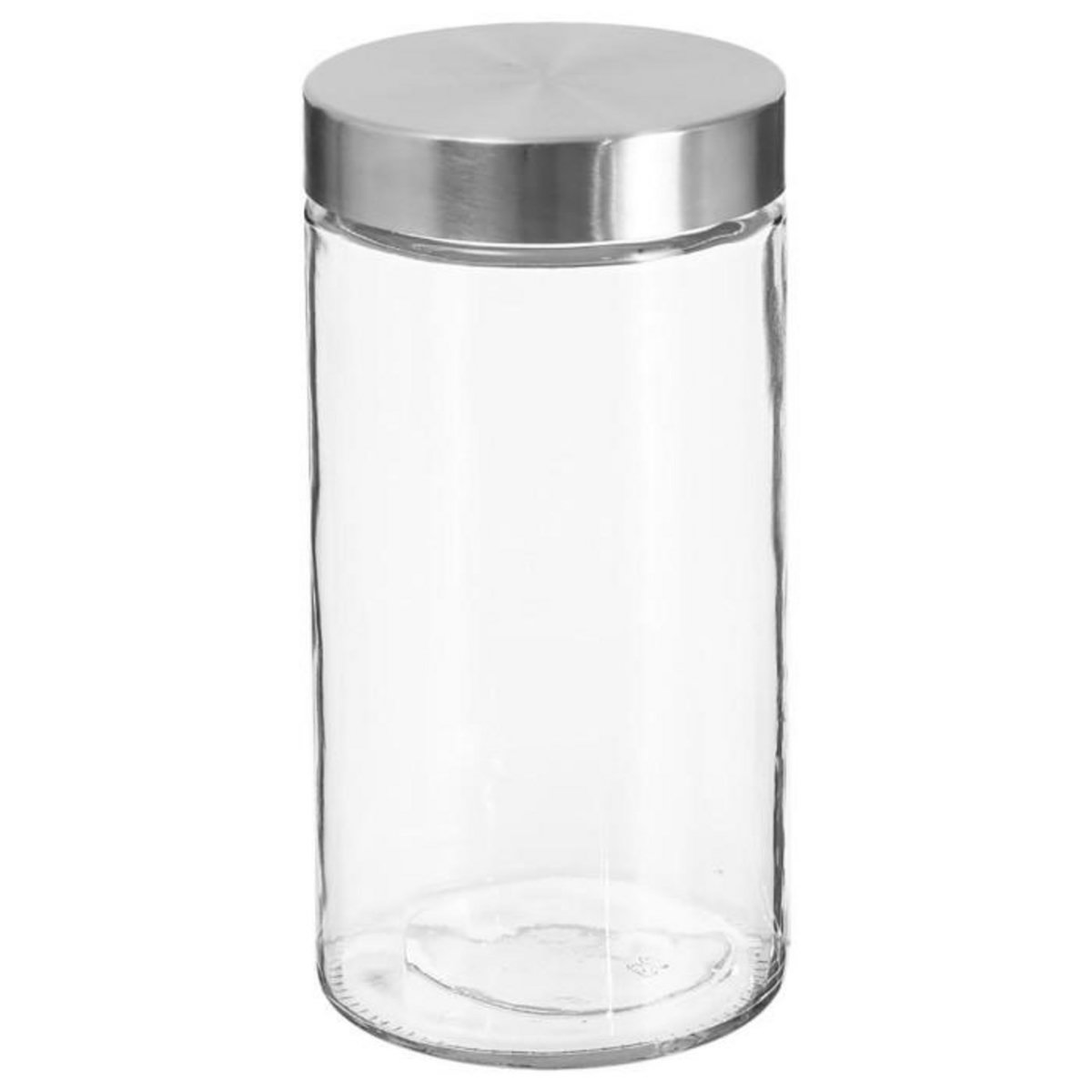FIVE Bocal en Verre  Guy  1,7L Transparent & Argent