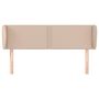 Voir la diapositive 3 : VIDAXL Tete de lit avec oreilles Cappuccino 147x23x78/88 cm Similicuir