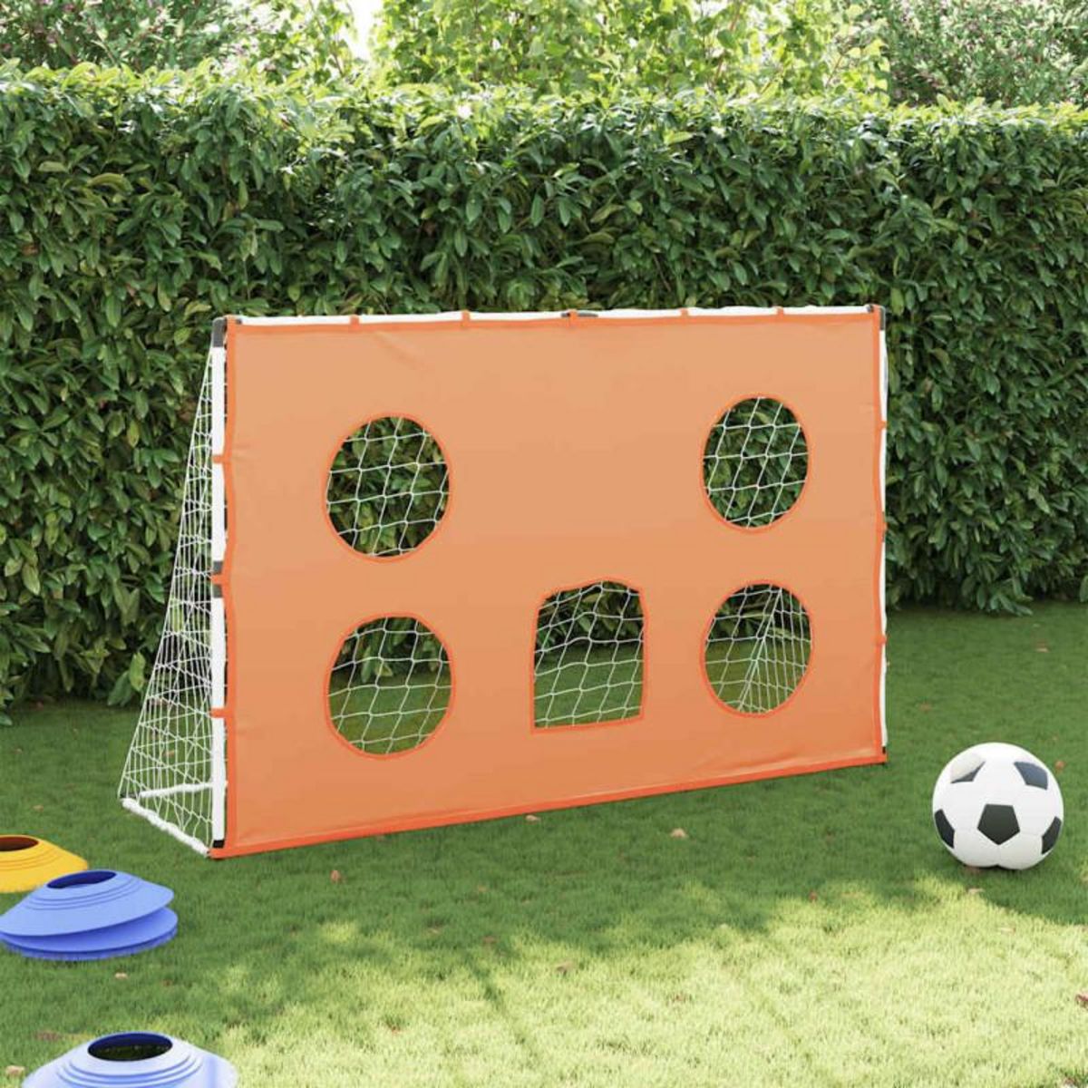 VIDAXL But de football pour enfants avec tapis de ciblage et ballon