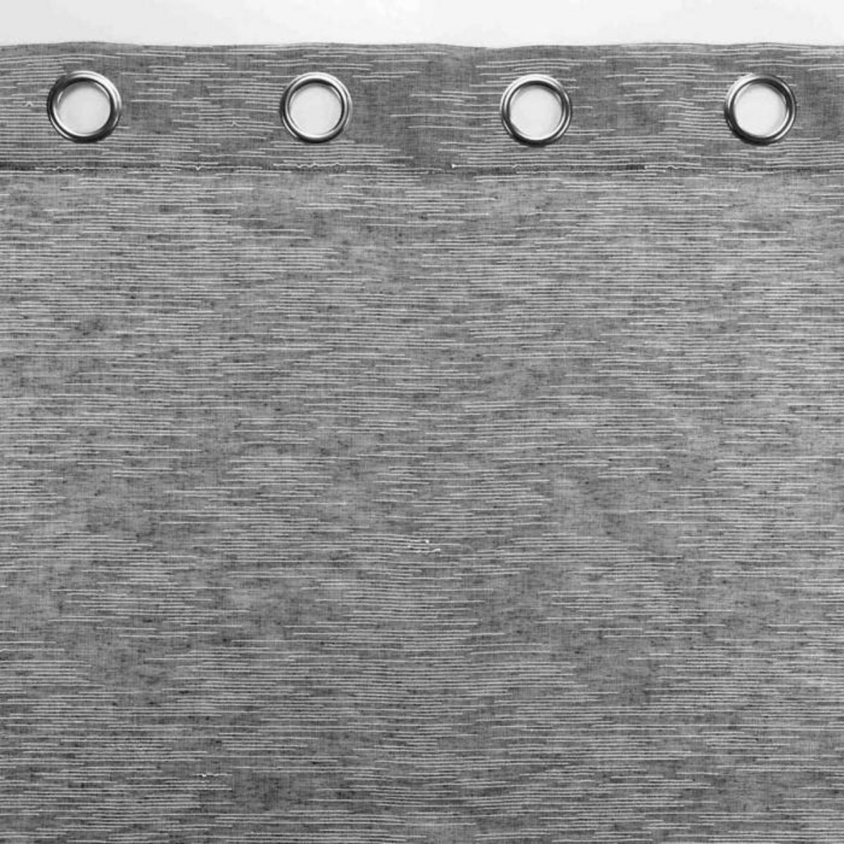 Paris Prix Rideau Voilage à Œillets  Zebra  140x240cm Anthracite