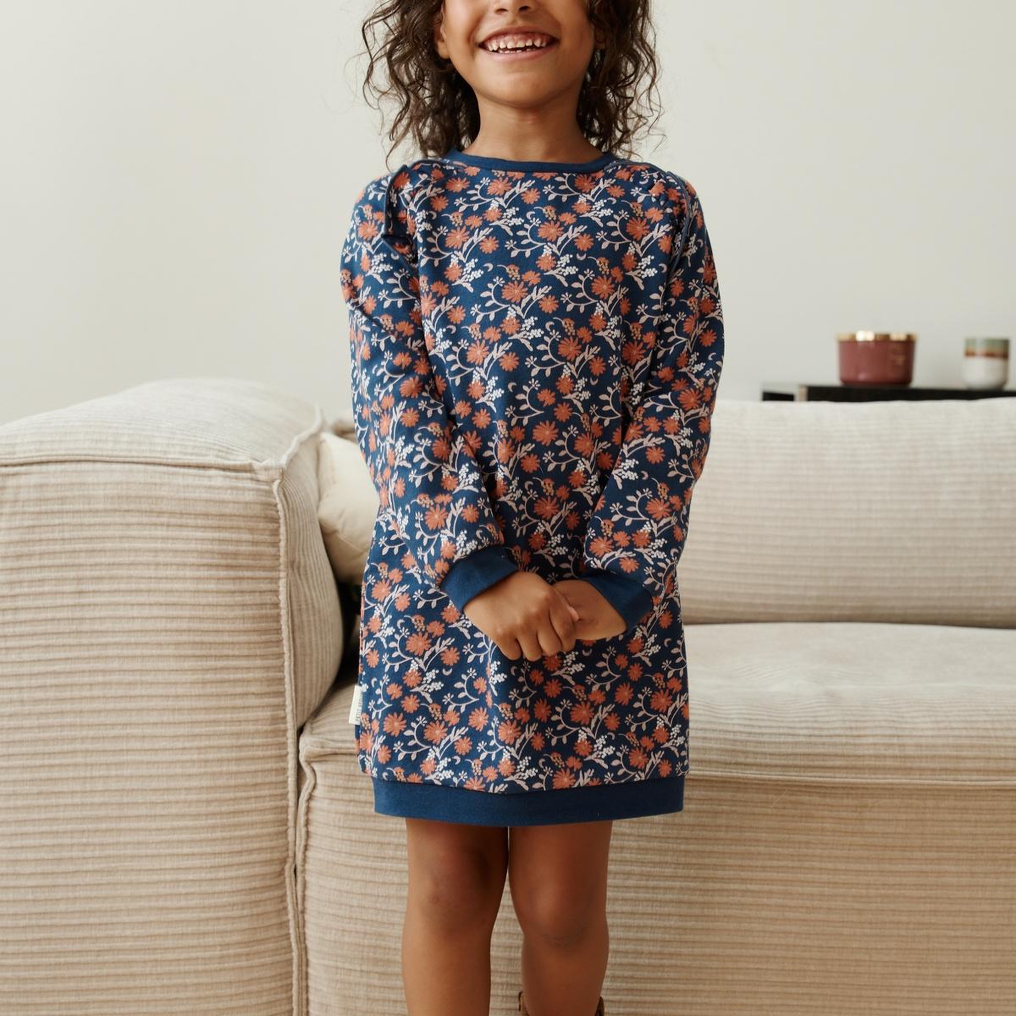 Voir la diapositive 4 : PETIT BEGUIN Robe enfant en molleton ollie
