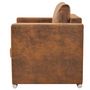 Voir la diapositive 3 : VIDAXL Fauteuil marron 82 x 73 x 82 cm en similicuir suede