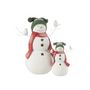 Voir la diapositive 2 : Paris Prix Bonhomme de Neige Déco  Oiseaux  27cm Multicolore