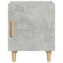 Voir la diapositive 3 : VIDAXL Table de chevet Gris beton Bois d'ingenierie