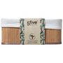 Voir la diapositive 6 : FIVE Lot de 3 paniers en bambou naturel et polyester