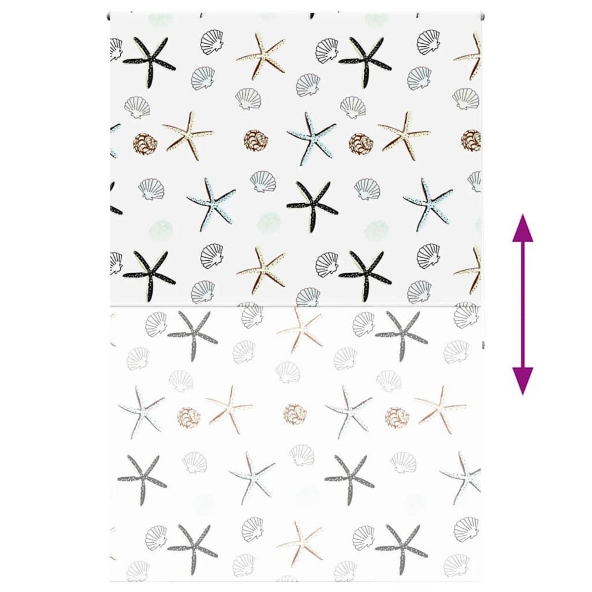 VIDAXL Store enrouleur de douche 160x240 cm largeur du tissu 156 cm