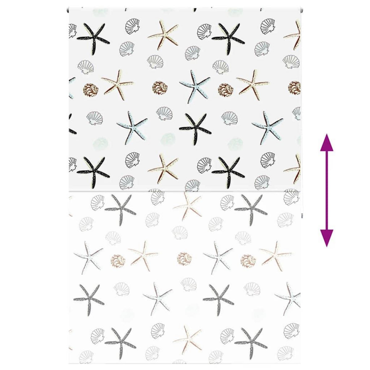 VIDAXL Store enrouleur de douche 160x240 cm largeur du tissu 156 cm