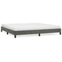 Voir la diapositive 1 : VIDAXL Cadre de lit sans matelas gris fonce 200x200 cm velours