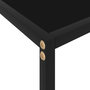 Voir la diapositive 5 : VIDAXL Table console Noir 80x35x75 cm Verre trempe