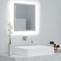 Voir la diapositive 1 : VIDAXL Miroir a LED de salle de bain Gris beton 40x8,5x37 cm Acrylique
