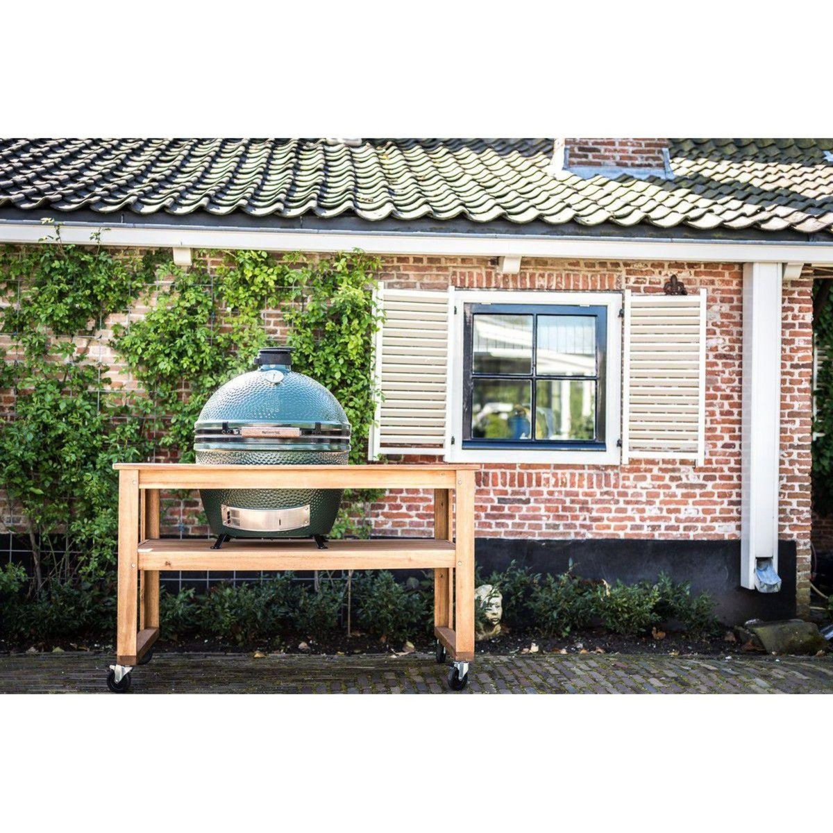 BIG GREEN EGG Table eucalyptus XLarge