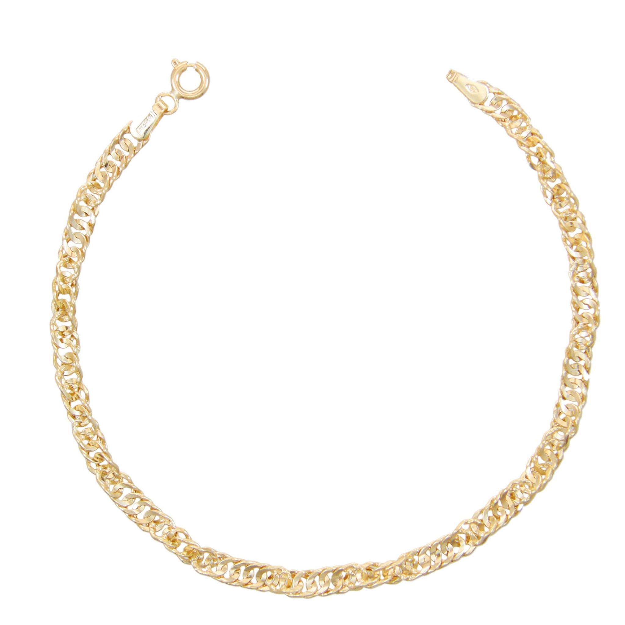 L'ATELIER D'AZUR Bracelet Or Jaune Maille Singapour - Femme