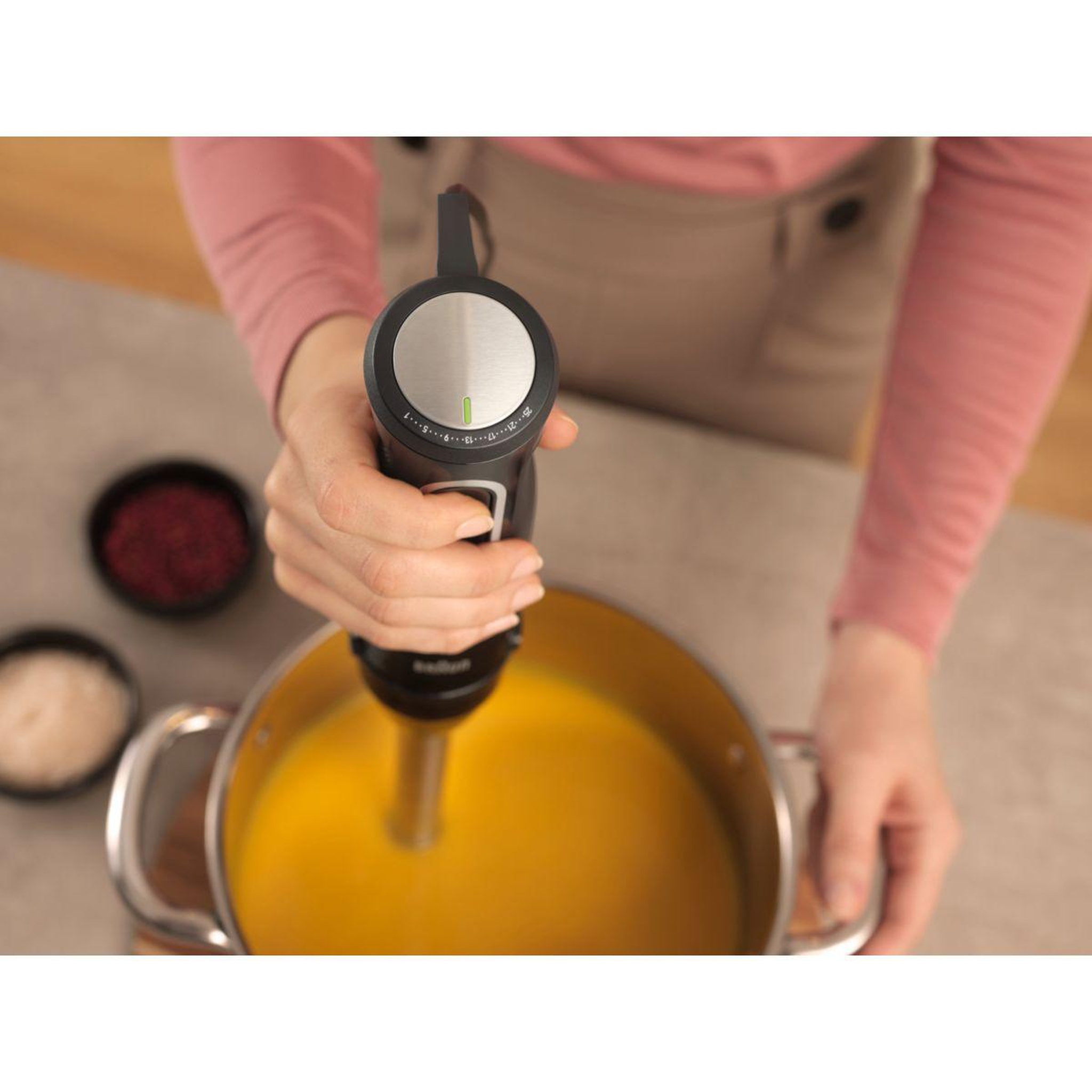 Voir la diapositive 4 : BRAUN Mixeur pro plongeant multiquick 5 pro mq55001m