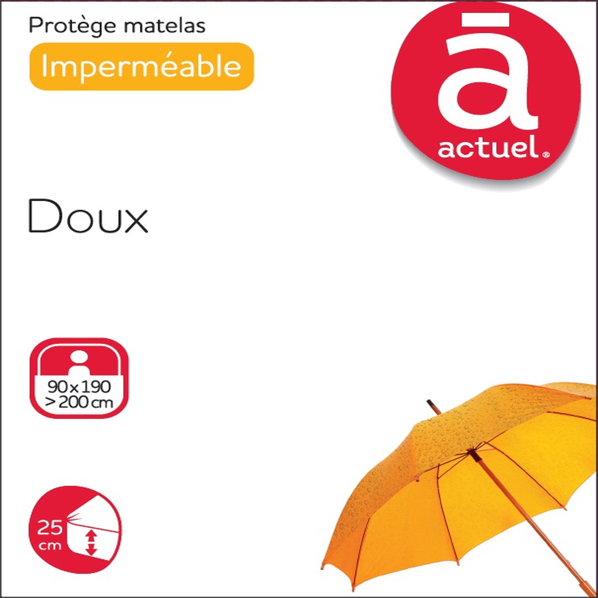 Voir la diapositive 1 : ACTUEL Protège Matelas imperméable SYBILLE