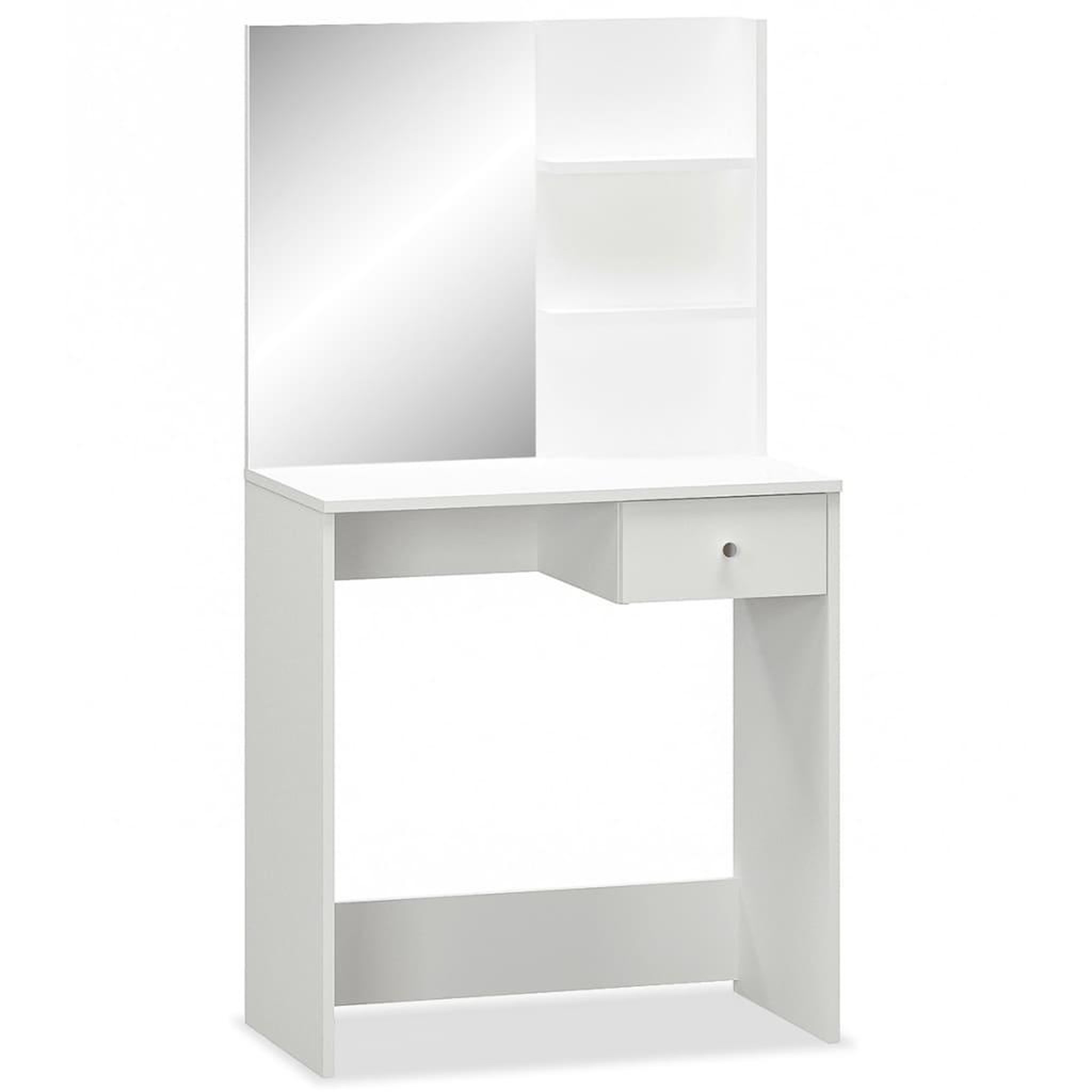 Voir la diapositive 2 : VIDAXL Coiffeuse Bois d'ingenierie 75x40x141 cm Blanc