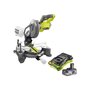 Ryobi Pack RYOBI Scie à coupe d'onglets 18V OnePlus - 190mm - EMS190DCL - 1 Batterie 3.0Ah High Energy -