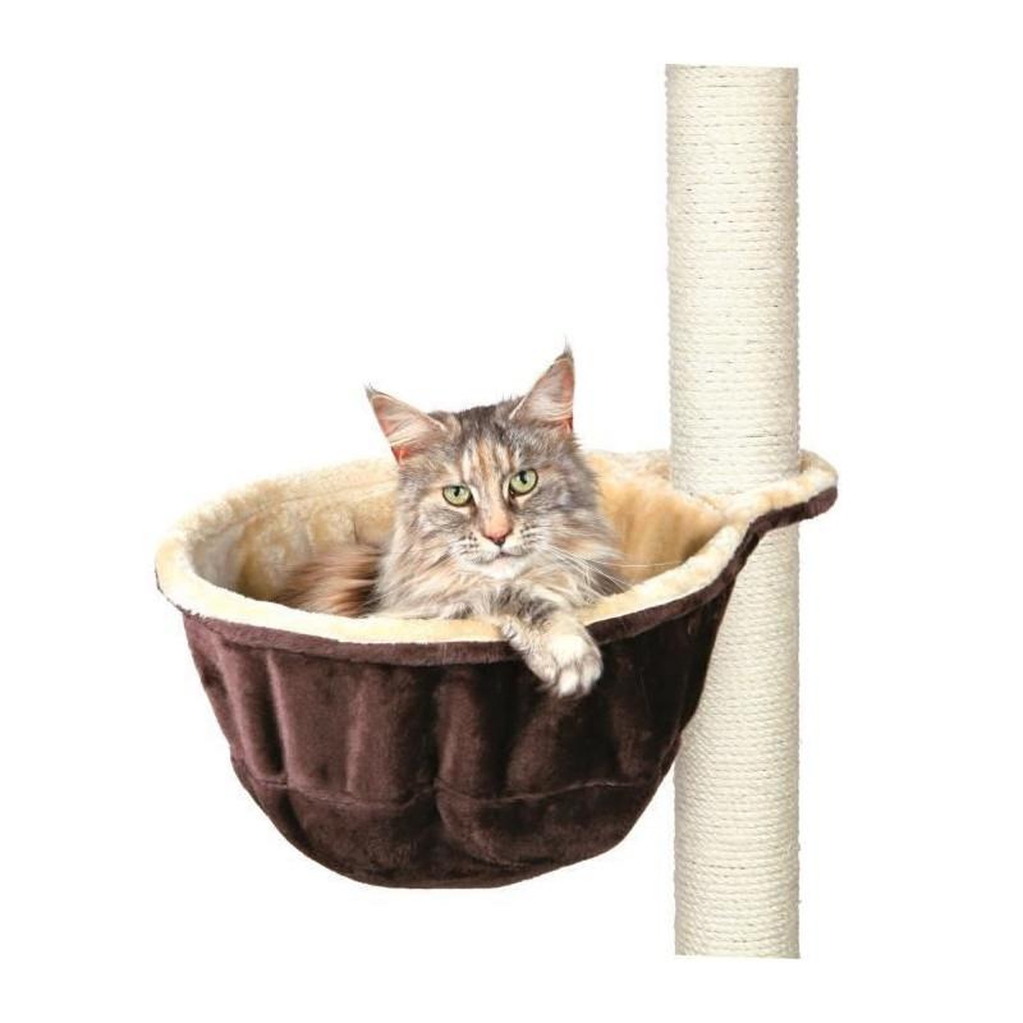 Voir la diapositive 2 : Trixie TRIXIE Sac confort pour arbre a chat - Brun et beige - Pour chat