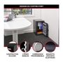 Voir la diapositive 4 : Master lock Coffre-Fort Haute Sécurité [Combinaison Électronique] [Large 61,7 Litres] - T6-331ML