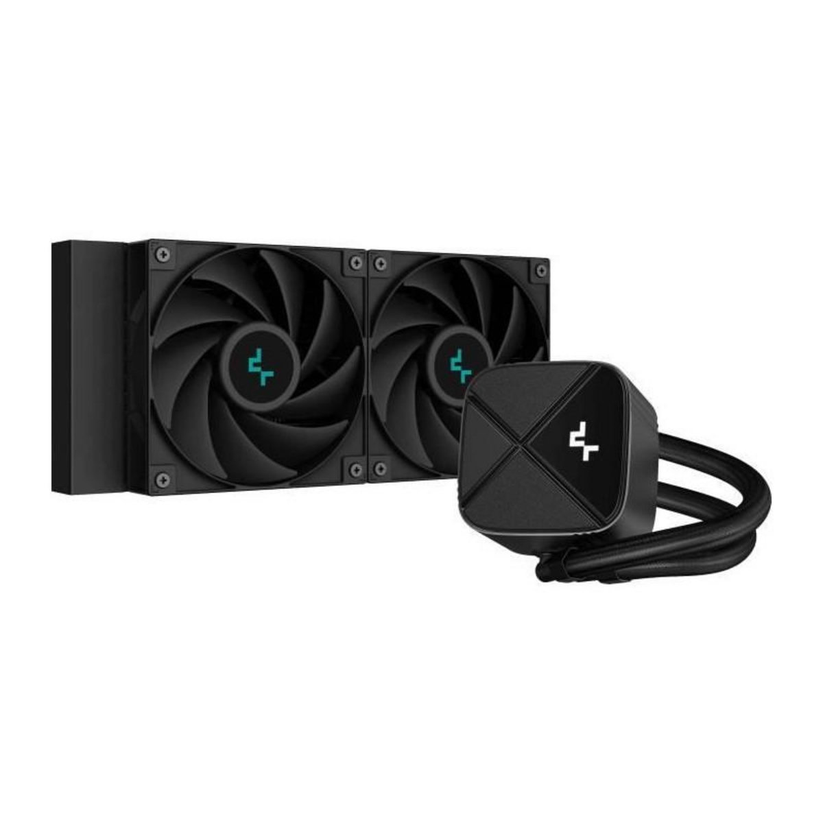 Deepcool DEEPCOOL - LS520S Zero Dark - Watercooling AIO CPU - 2x120mm - Noir
