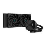 Deepcool DEEPCOOL - LS520S Zero Dark - Watercooling AIO CPU - 2x120mm - Noir