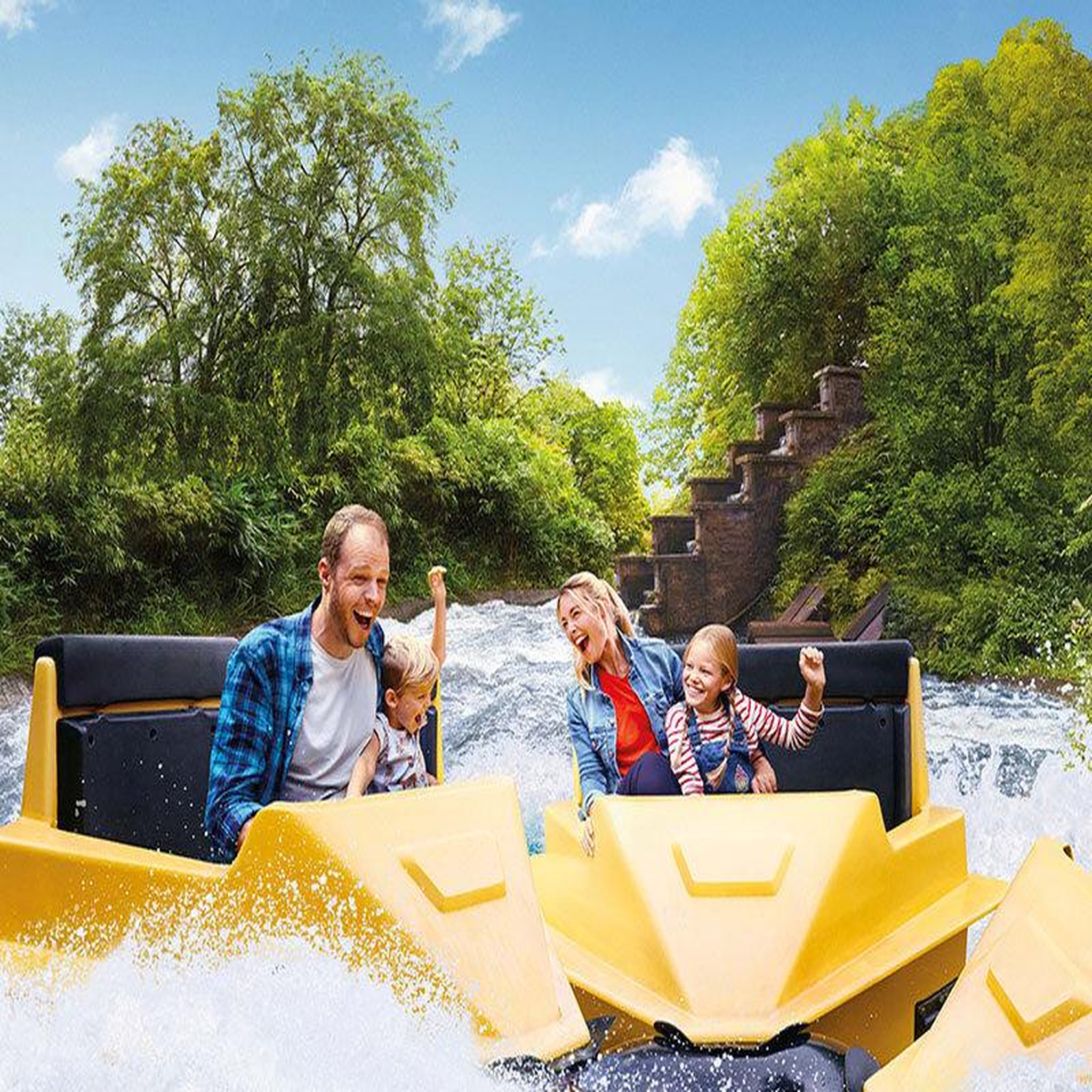 Voir la diapositive 2 : Smartbox Entrée au Parc Bellewaerde en 2024 pour 1 adulte et 1 enfant - Coffret Cadeau Sport & Aventure