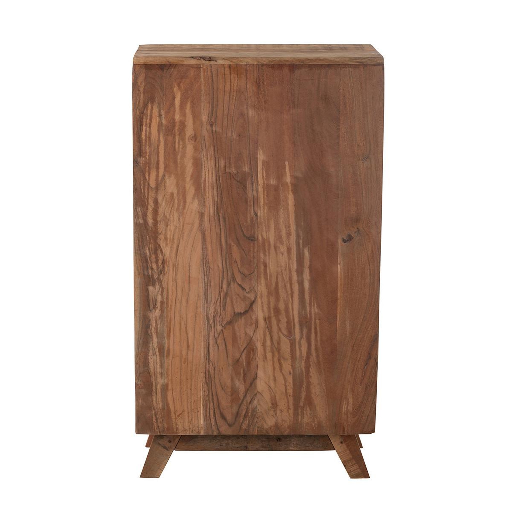 Voir la diapositive 4 : J-LINE Buffet à tiroirs en bois  vinto  110cm naturel
