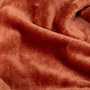 Voir la diapositive 2 : ATMOSPHERA Plaid en Flanelle Uni  Ollis  240x260cm Terracotta
