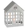 Voir la diapositive 2 : Paris Prix Bougeoir en Métal  Maison Delta  28cm Argent