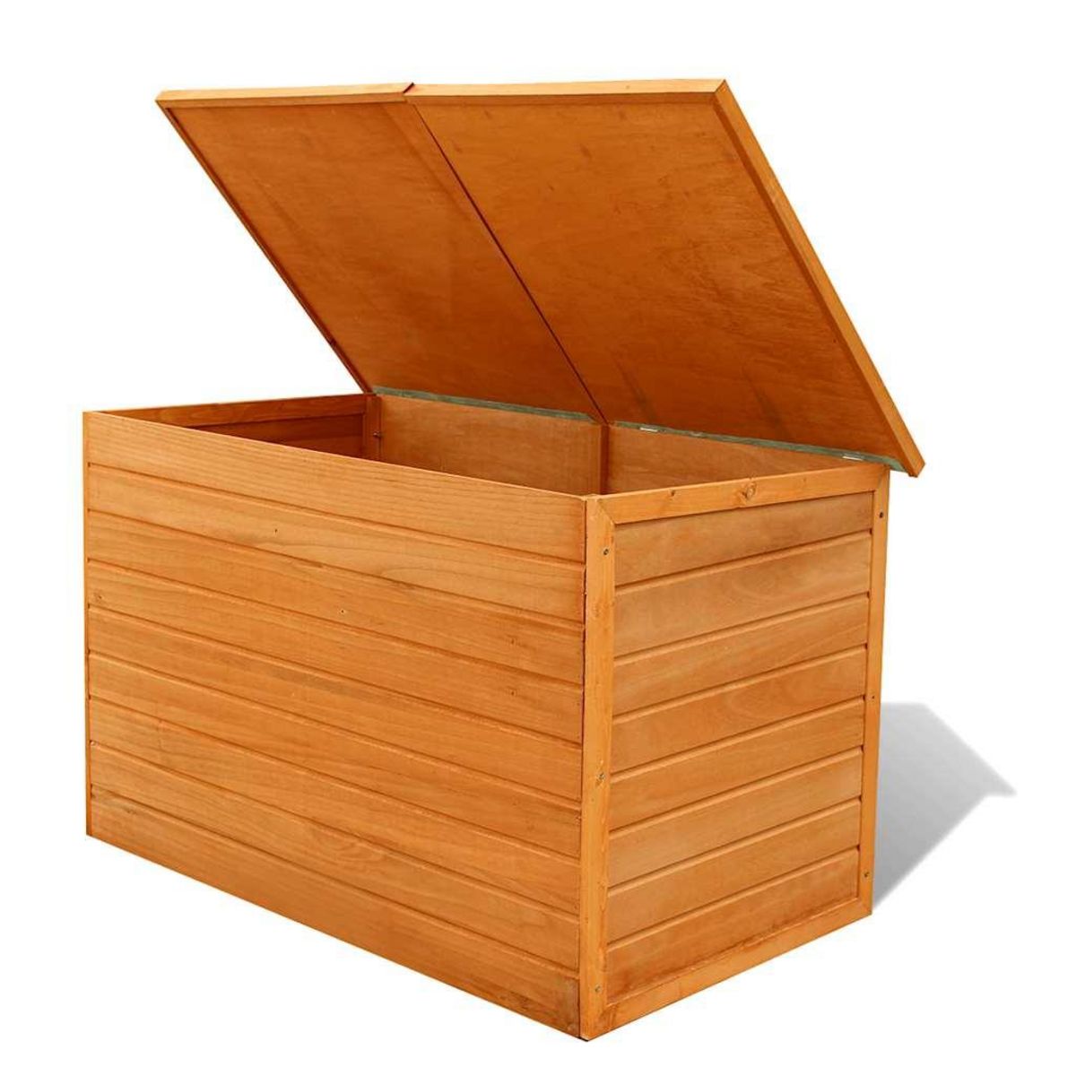 VIDAXL Boîte de rangement de jardin 126x72x72 cm Bois