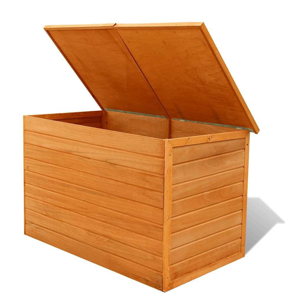 VIDAXL Boîte de rangement de jardin 126x72x72 cm Bois