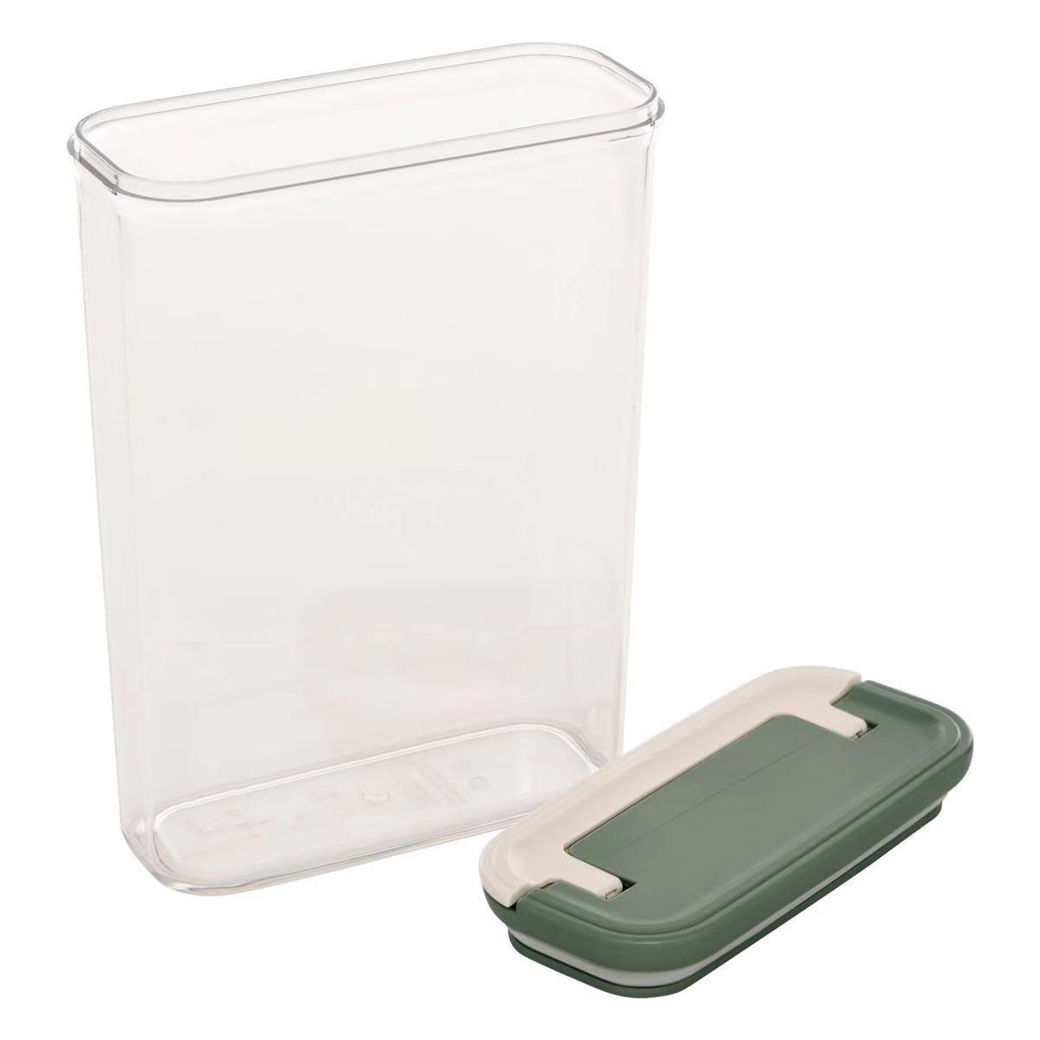 Voir la diapositive 3 : FIVE Boîte de conservation avec poignée  lock  2l transparent