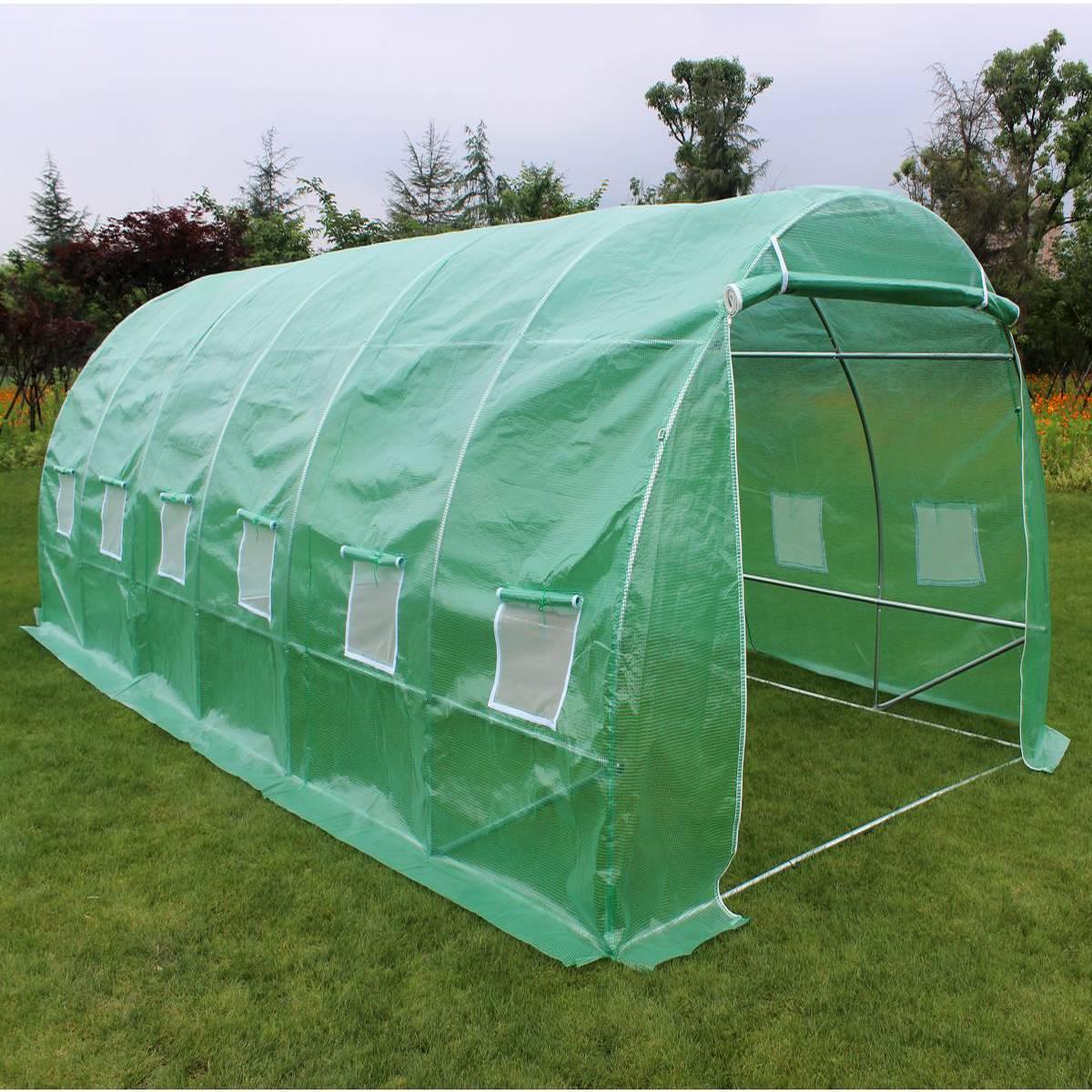 Voir la diapositive 2 : Habitat et Jardin SERRE TUNNEL DE JARDIN ALTHEA - 18M² - 6 X 3 X 2 M