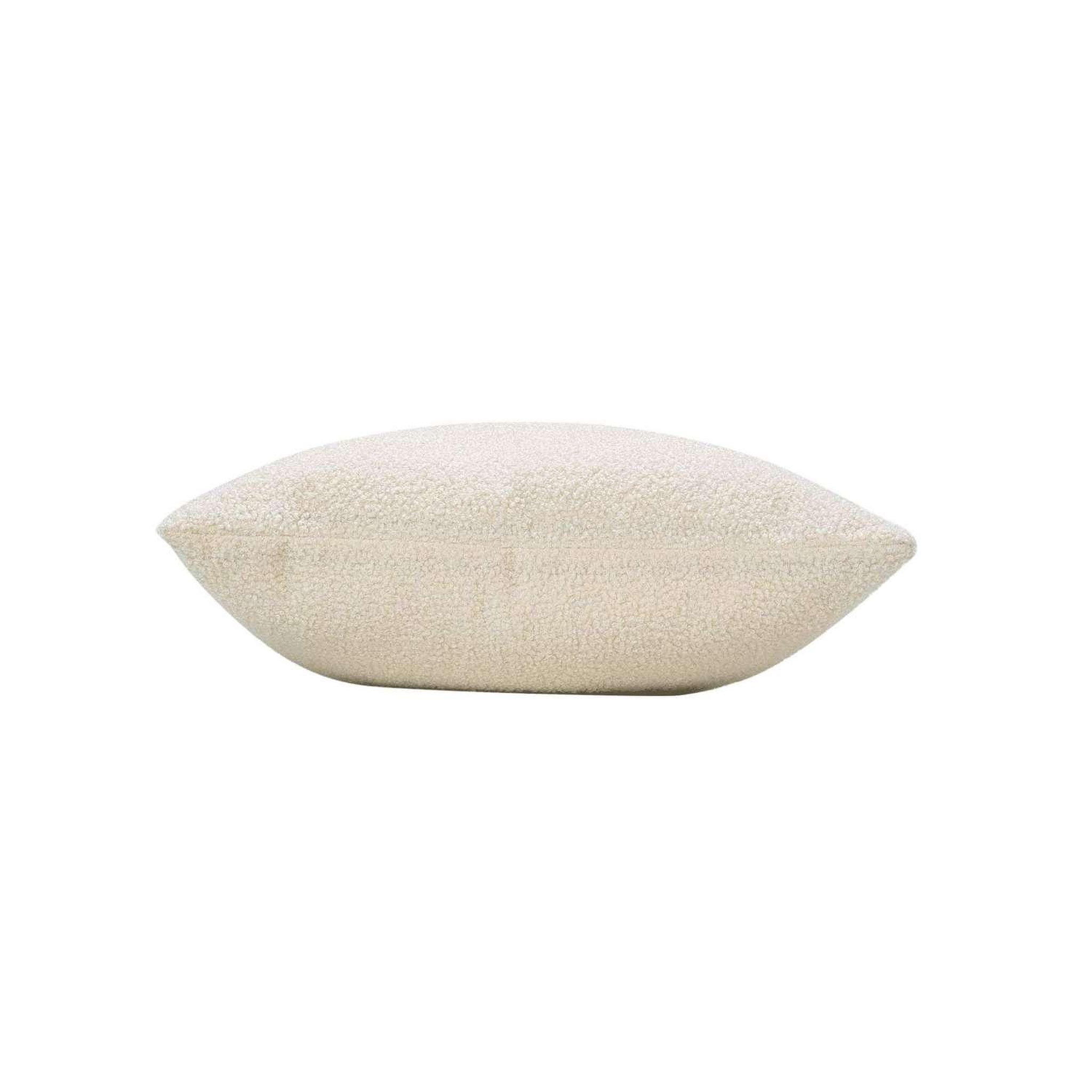 Voir la diapositive 2 : Douceur d'Intérieur Coussin déhoussable en bouclette unie beli