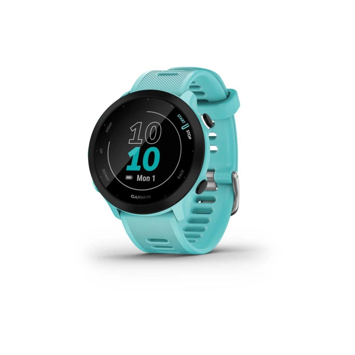 GARMIN Montre sport Forerunner 55 Vert d'eau