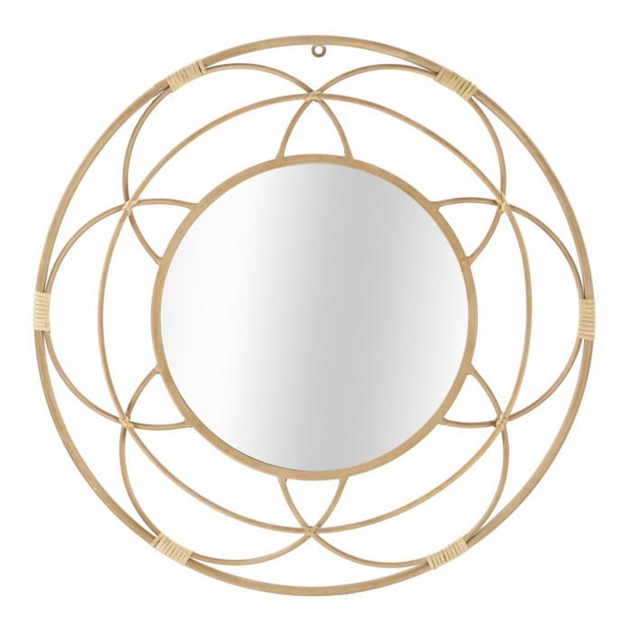 Paris Prix Miroir Mural Déco  Valencia  60cm Naturel