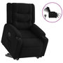 Voir la diapositive 2 : VIDAXL Fauteuil inclinable electrique noir tissu