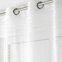 Voir la diapositive 3 : Paris Prix Rideau Voilage à Œillets Maille  Naomie  140x280cm Blanc
