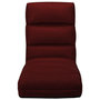 Voir la diapositive 2 : VIDAXL Chaise pliable de sol Rouge bordeaux Similicuir
